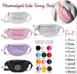 Personalized kids fanny pack