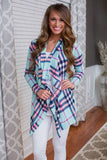 Plaid Spring color Cardigan