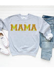 Softball or Baseball chenille letters and number patches