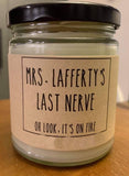 teacher candle