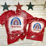 America Tshirt bleached
