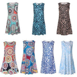 Womens swing dress with pockets