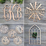 Pre-Black Friday sale wooden cutouts