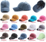 Hats distressed pony caps of regular hats