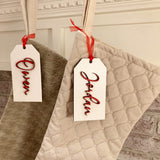 Stocking Tags personalized