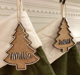Stocking Tags personalized