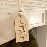 Stocking Tags personalized